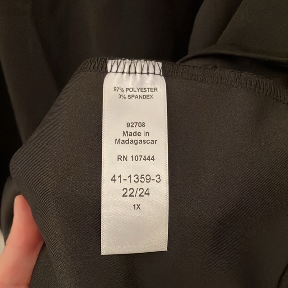 NWOT Jessica London Women's Plus Size Knit Crepe Trapeze Tunic - Picture 4 of 7